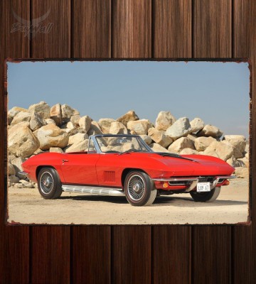 Металлическая табличка Corvette 427 L89 Convertible